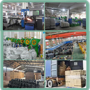 Fauteuil roulant manuel pliable portable pas cher d'usine chinoise pour personnes handicapées et personnes âgées, avec freins, cadre en acier, garantie 1 an, JIADUN - Product Image 3