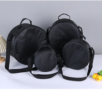 Custom Logo Round Drum Bag Waterproof Oxford Fabric Padded Case for Percussion Instruments Multi-size Factory Direct