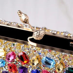 Fabriek Directe Verkoop Genade Luxe Niet Gemakkelijk Om Crystal Bags Diamant Omrande Avondtassen Vrouwen Handtassen Dames