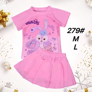 Ropa de baño para niños y niñas, camiseta de una pieza, manga corta, protector solar, secado rápido, <span class=keywords><strong>traje</strong></span> de baño para bebés, ropa de baño - Product Image 6