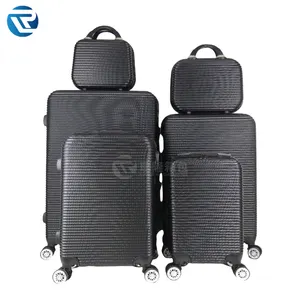 Factory Wholesale custom Logos ABS Luggage Customized Size Trolley Luggage 4 wheels suite cases sets