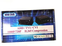 TH-DVR AHD TVI CVI 1080P/720P 128 Go Grande capacité de stockage Carte TF/SD Mini DVR H.265 pour caméra CCTV USB Enregistreur vidéo Télécommande