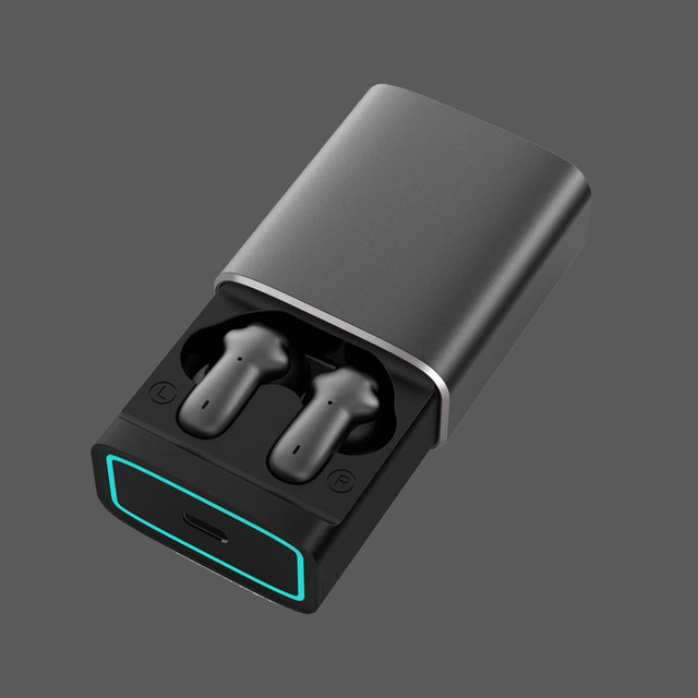 Metal Zinc Alloy Casing Bluetooth Wireless Earphones