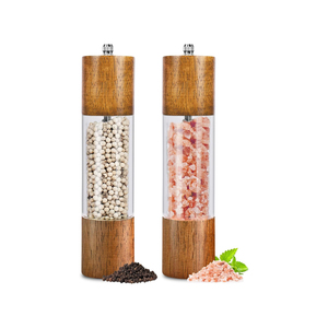 Molinillo de Sal y Pimienta Eléctrico USB Ecológico de Madera - Product Image 1