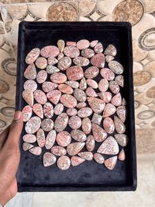 ลูกปัดหินแจสเปอร์ลายเสือดาวคุณภาพพรีเมียม สำหรับทำเครื่องประดับ งานฝีมือ และของตกแต่ง มีจำหน่ายในราคาขายส่ง - Product Image 1