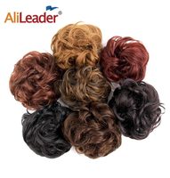 AliLeader Chignon synthétique bouclé désordonné de qualité supérieure, 10 couleurs, accessoires pour cheveux pour femmes
