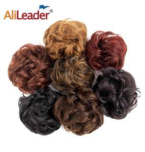 AliLeader أفضل جودة الاصطناعية الشعر العقدة 10 ألوان إكسسوارات الشعر للنساء كعكة - Product Image 5