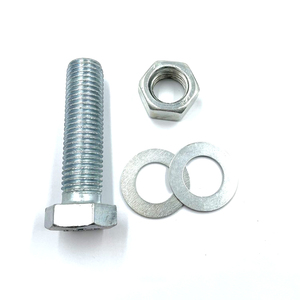 Perno hexagonal/tuerca/aranilla/Acero al carbono galvanizado Grado 4.8/Grado 8.8 Perno combinado Precio de fábrica - Product Image 6