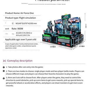 สินค้าขายดีใหม่ 360 °   เกมจำลองการต่อสู้ทางอากาศระดับไฮเอนด์ที่สมจริงเสมือนการบินจริง  สนามรบเสมือนจริงแบบ 3 มิติ สำหรับเครื่องเล่นเกมคอนโซล - Product Image 6