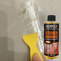 OEM R411R-O 250ML Dissolvant d'autocollants à base d'huile, action rapide, nettoyant pour colle d'étiquettes, pour fenêtres, voitures, meubles et surfaces domestiques