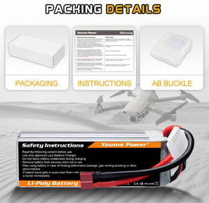 Hrb 2S/<b>3S</b>/4S/6S <b>Lipo</b> <b>Battery</b> 11.1V/14.8V/22.2V 3300mAh/4500mAh/5200mAh/6200mAh/6500mAh XT60 Plug RC Car Drone Boat - Product Image 6