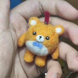 Porte-clés en feutre de <span class=keywords><strong>laine</strong></span> fait main, DIY, œuf, fête, jeunes (15-35 ans), cadeau, poupée, matériel, 11-30 cm - Product Image 3