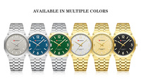 Montre à quartz pour homme CURREN 8504 avec bracelet en acier inoxydable, aiguilles lumineuses, montre-bracelet décontractée, élégante, pour le sport, Relogio Masculino