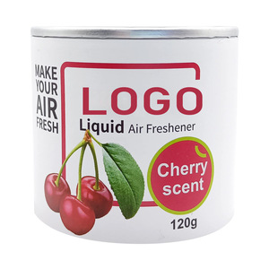 Désodorisant Liquide Parfum Cerise 120g en Boîte pour Voiture, Parfum Longue Durée, Sans Électricité, Design Moderne, Hauteur 6cm - Product Image 4