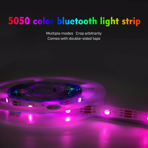 Precio de fábrica, decoración de sala de juegos, luz de retroiluminación de Tv, 5M, 5V, 5050, tira de luz <span class=keywords><strong>Led</strong></span> Flexible impermeable con control remoto - Product Image 3