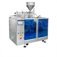 Vollautomatische Horizontale 3-Seiten-Beutel-in-Beutel-Verpackungsmaschine Flüssigkeitsabfüllung Vorgefertigte Beutel Saft Getränke Verbundmaterial