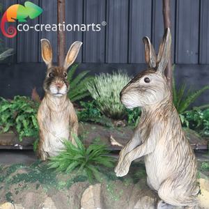 Parque temático animal decoración artificial animatronic 3D <span class=keywords><strong>conejo</strong></span> modelo - Product Image 2