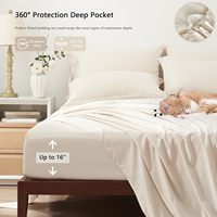 Lit dans un sac Twin Size 5 pièces Taupe Twin Couette Ensemble Doux Cationique Teinture Literie Couette Ensembles avec Couette Ensemble