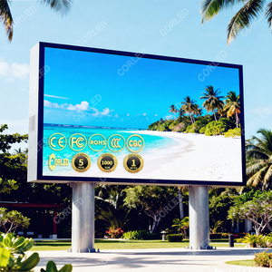 Ngoài trời không thấm nước p4p5p6p8p10 <span class=keywords><strong>LED</strong></span> Video tường Màn hình hiển thị hai mặt dẫn đăng ký cho hội đồng quản trị quảng cáo selfservice IP65 đánh giá - Product Image 1