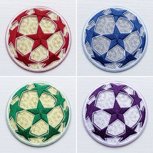 Écussons personnalisés de la Ligue des champions de l'UEFA, écussons en tatami, transfert thermique, écussons de sport, écussons de football, écussons de club, logo de <span class=keywords><strong>maillot</strong></span> de football, écussons en floc 3D - Product Image 1