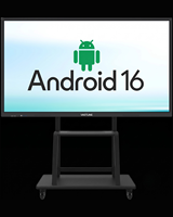 Panel Interactivo VASTLINE de 86 Pulgadas, Android 16, 1080p, Pantalla Táctil de 40 Puntos, Pantalla LED, Certificación AI Google EDLA, Garantía de 3 Años