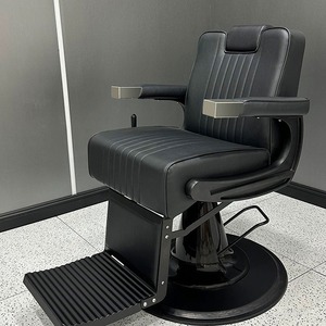 NEW <b>Retro</b> Professional Heavy-duty All-black Barber <b>Chair</b> Luxury Barber Shop Styling <b>Chair</b> Hair Salon Wholesale Price - Product Image 6