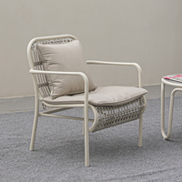Chaise de salle à manger en rotin OSMEN Mermaid, imperméable, avec tressage en arêtes de poisson, pour usage extérieur, cour et jardin