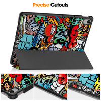Étui pour tablette pour Huawei Matepad 11.5 2023 tablette Pc manchon de protection peinture de tension à trois volets