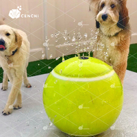 Système de jeux aquatiques commerciaux pour chiens, avec poteau de pulvérisation de balles de tennis, kit de parc aquatique pour animaux de compagnie, équipement de jeux aquatiques pour aire de jeux