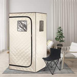 OHOポータブルフルサイズオックスフォード + 複合アルミニウム遠赤外線サウナテントステンレス鋼モダンデザイントランサムサウナ - Product Image 2