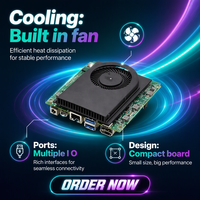 Carte mère Nano ITX pour kiosque et automatisation industrielle Intel Twin Lake N N150 N100 2.5G LAN 4K 60Hz HD DP Dual M.2