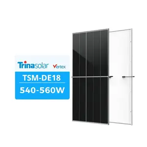 Trina Vertex Solar Panels 440W 450W 550W 560W 580W 600W 660W 670W Bifacial Pv Panels for Solar Power Station TUV CE Approved