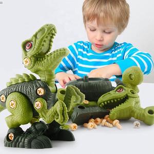 Enfants perceuse vis écrou Puzzles jouets en plastique électrique outil créatif <span class=keywords><strong>dessin</strong></span> <span class=keywords><strong>animé</strong></span> <span class=keywords><strong>dinosaure</strong></span> jouets tige démonter <span class=keywords><strong>dinosaure</strong></span> jouets - Product Image 2