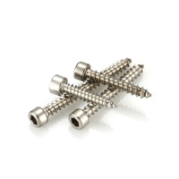 Vis sans tête DIN 926 1986 en acier inoxydable/titane avec pointe pleine et fente, finition oxyde noir, zinguées