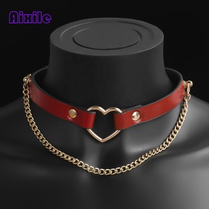 Kit BDSM <span class=keywords><strong>Bondage</strong></span> pour Couple, Kit de Contrainte pour Cosplay, Collier Sexuel en Cuir et Ensemble Laisse pour Jeux SM, Outil de Flirt - Product Image 1