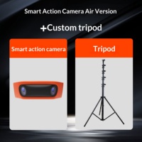 Cámara de Acción Inteligente Edición Aire, Visión Nocturna, Gran Angular, Resistente al Agua, Grabación HD, Seguimiento Automático por IA, 16MP, Cámaras Deportivas