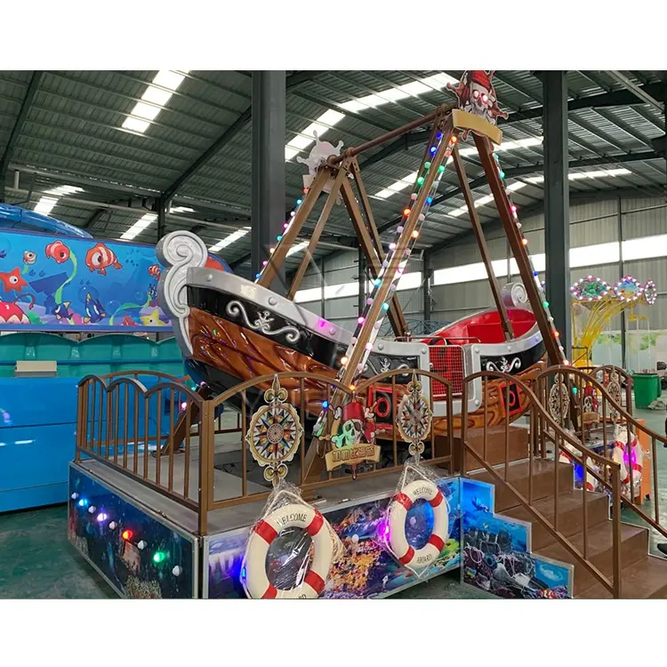 12 chỗ ngồi giá rẻ Carnival Rides trung tâm mua sắm Swing Viking thuyền công viên giải trí thu hút trẻ em Mini tàu cướp biển cho trong nhà ngoài trời