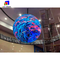 Pantalla LED Esférica de 360 Grados para Proyectos de Exhibición Comercial, Tamaño Personalizado