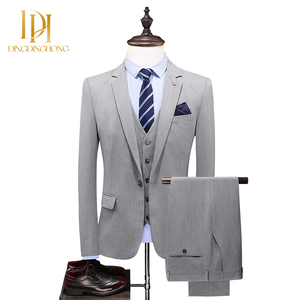 ชุดสูทผู้ชายคุณภาพสูงแบบกระดุมแถวเดียว สำหรับงานแต่งงาน งานออฟฟิศ สัมภาษณ์งาน และงานเลี้ยง - Product Image 4