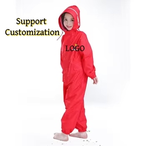 <span class=keywords><strong>Set</strong></span> Impermeabile per Bambini OEM ODM, Giacca e Pantaloni Traspiranti in Poliestere Spesso con Motivi Cartoon Riflettenti per Escursioni all'Aperto - Product Image 1