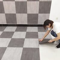 Carrelage PVC plastique imitation marbre, épais, résistant à l'usure, auto-adhésif, imperméable, moderne, pour intérieur, appartement.