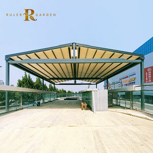 Auvent Auto motorisé en PVC, toit, lucarne, plafond, pare-soleil, gazébo, <span class=keywords><strong>abri</strong></span>, patio, auvent rétractable - Product Image 1