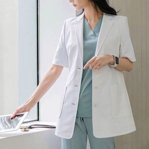 Batas de Laboratorio Médicas de Alta Calidad al por Mayor, de Manga Corta y Larga, Uniformes para Doctores y Enfermeras, Personalizables - Product Image 1