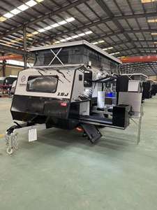 Camping-car tout-terrain, <span class=keywords><strong>caravane</strong></span> à toit surélevé avec comptoir pliable, éclairage de plafond intérieur, lampe de lecture - Product Image 4