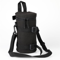 Étui pour objectif d'appareil photo portable étanche pochette sac d'objectif d'appareil photo rembourré professionnel lentilles antichoc sac de transport