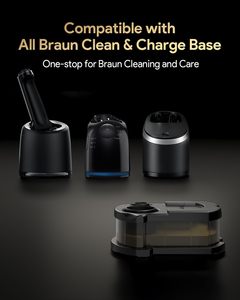 Kit de cartouches de nettoyage réutilisables Yinke avec 6 capsules de recharge compatibles avec le nettoyant <span class=keywords><strong>Braun</strong></span> <span class=keywords><strong>Series</strong></span> <span class=keywords><strong>X</strong></span> (ensemble de 6 + 1 paquet) - Product Image 5