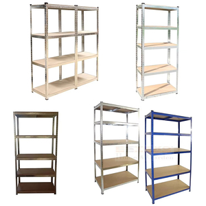 Estantería metálica de 5 niveles sin tornillos, resistente y ajustable, para garaje, cocina o sótano. - Product Image 1