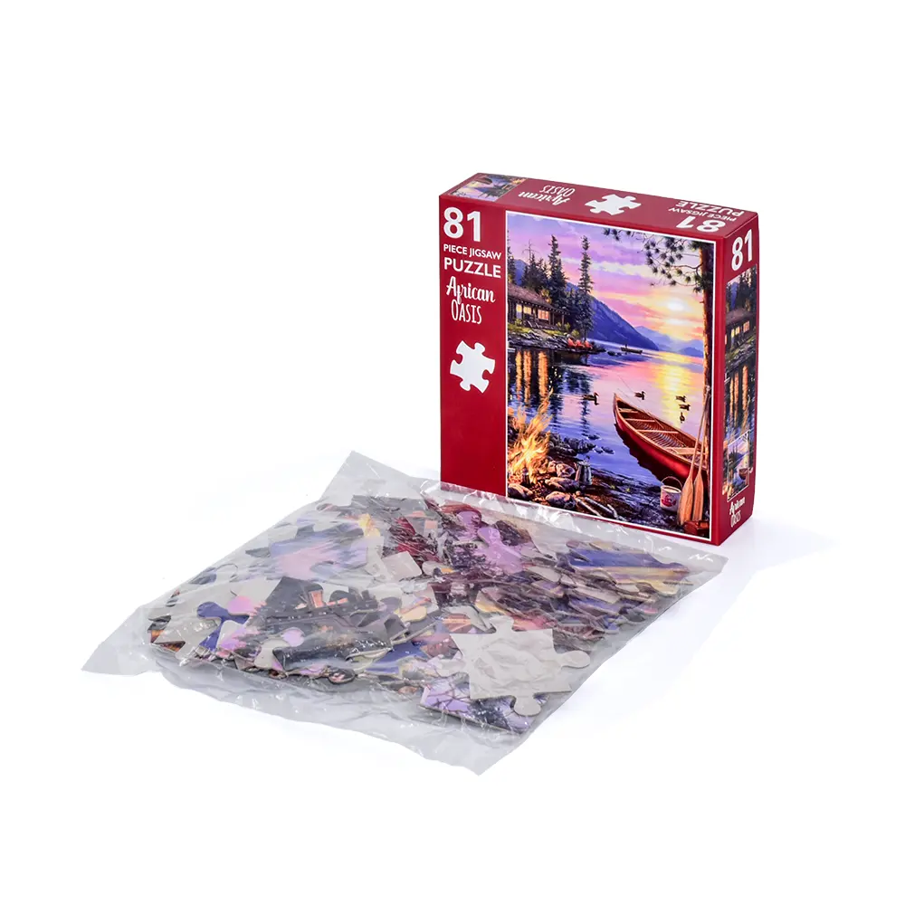 Échantillon gratuit conception personnalisée papier jouet adulte Puzzle jeux 100 500 1000 2000 pièces Puzzle pour enfants