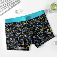 Caleçons Boxers Ultra Fins en Soie Glacée pour Hommes – Respirants, Unis, Tendance, Doux au Toucher, Idéaux pour l'Été