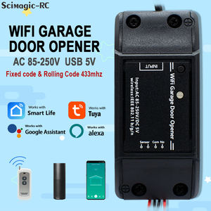 Ouvre-porte de garage Tuya, <span class=keywords><strong>Wifi</strong></span>, 433 MHz, <span class=keywords><strong>module</strong></span> récepteur universel, interrupteur, télécommande, contrôleur d'ouverture, Smart Life, Alexa - Product Image 5